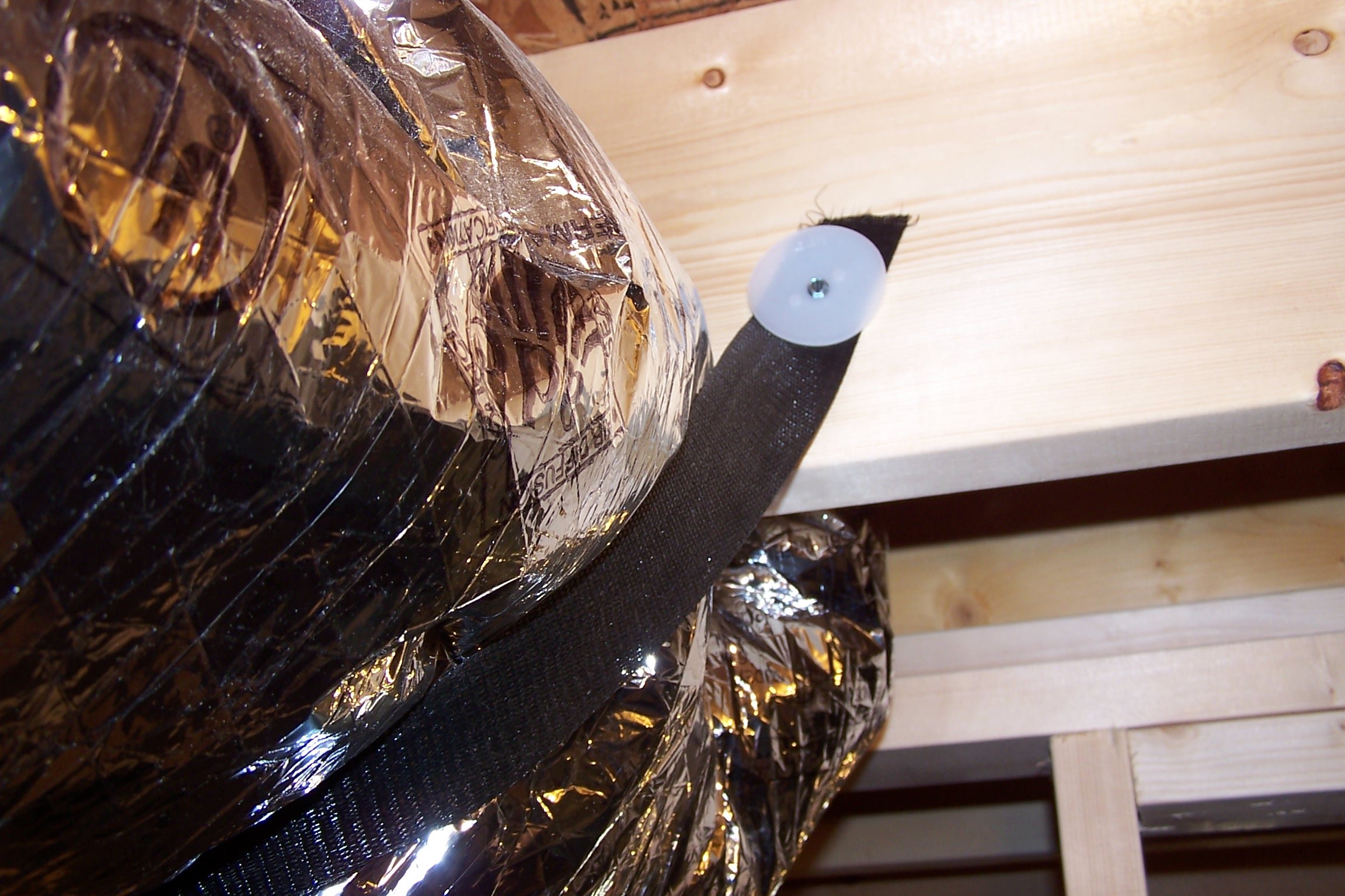 Zip-Ez™ on Flex Duct Strapping